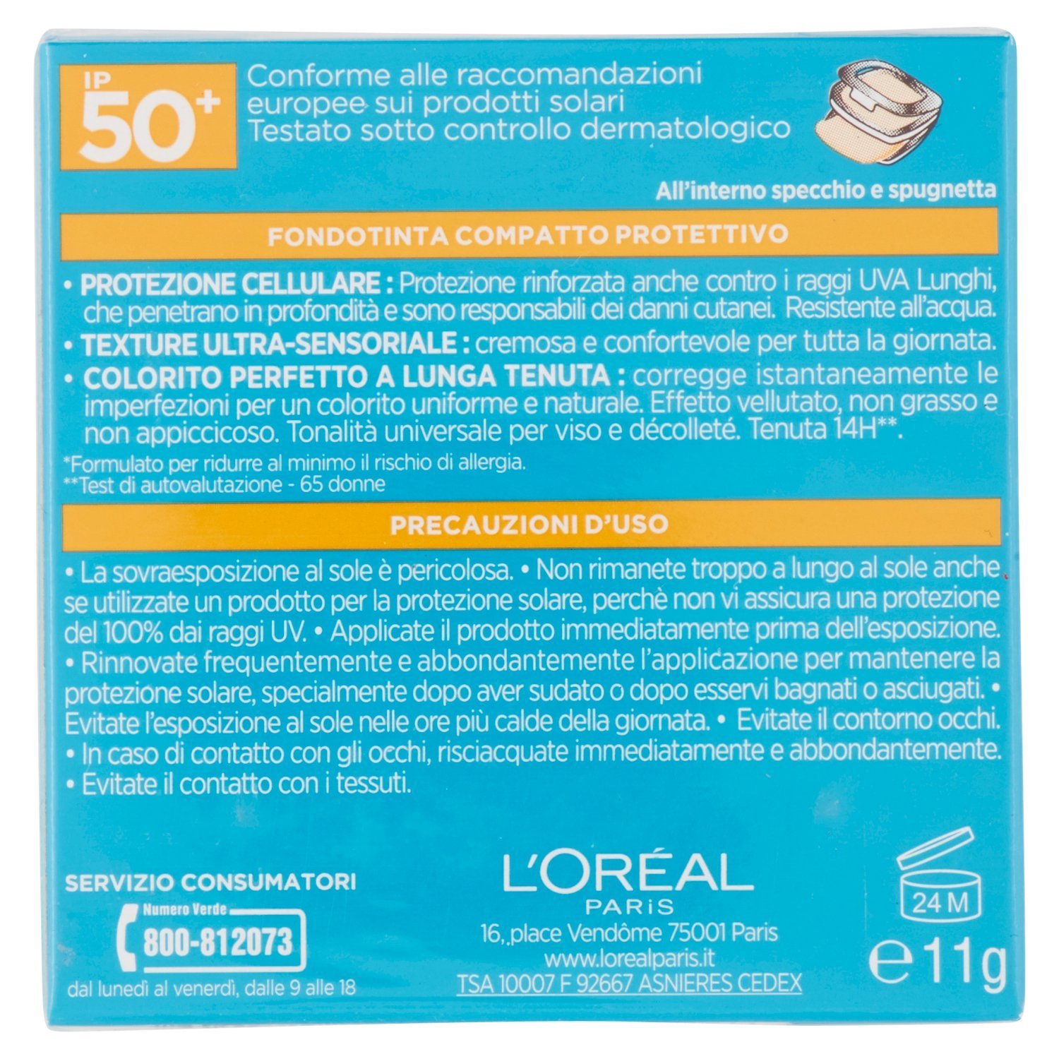 Tra le tante offerte che ogni giorno propone il web, oggi vorrei segnalarvi un prodotto adattissimo all'estate, il fondotinta compatto con protezione solare di L'Oréal.